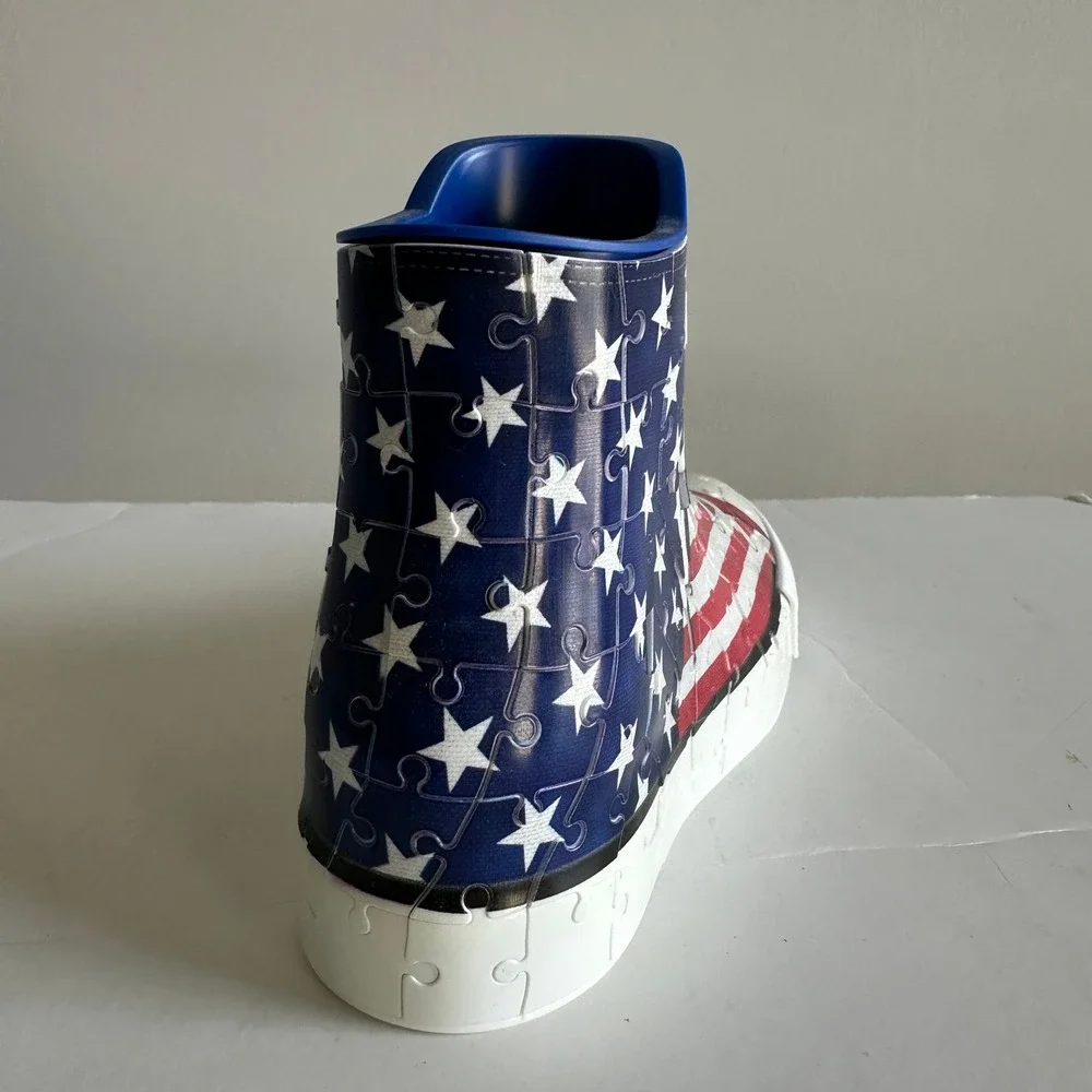 Ravensburger 3D Puzzle Sneaker American Flag Pencil Holder Desk Organizer USA
